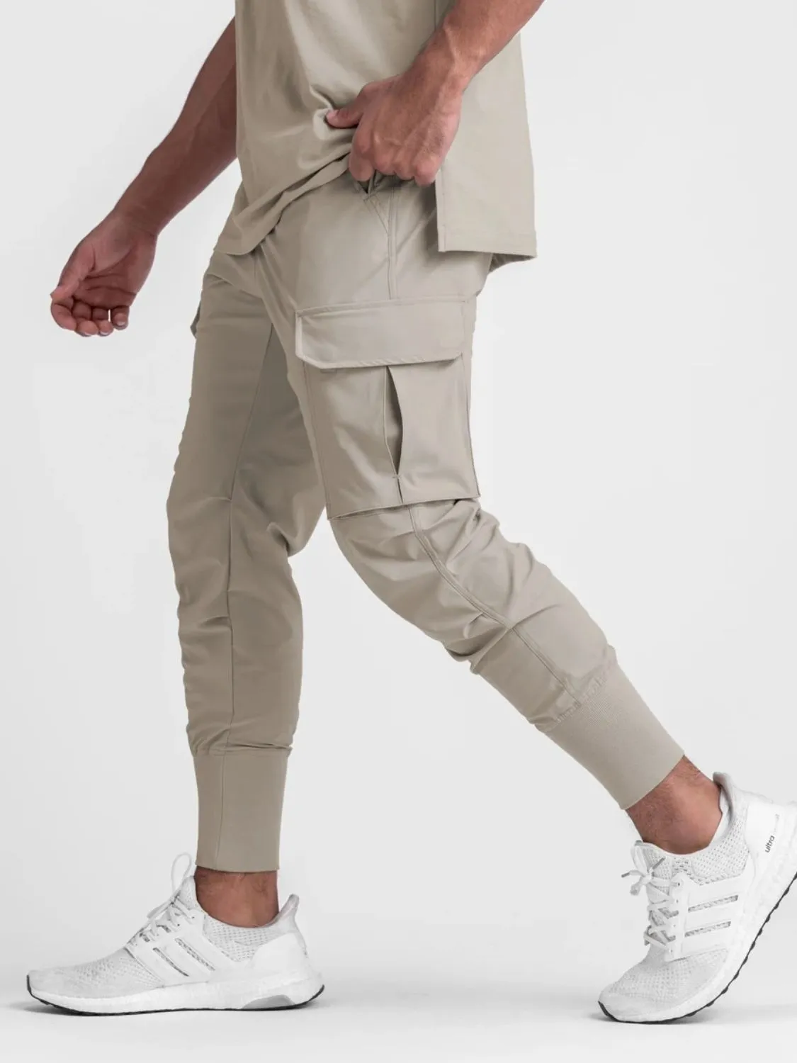 Men's Drawstring Pocketed Active Pants