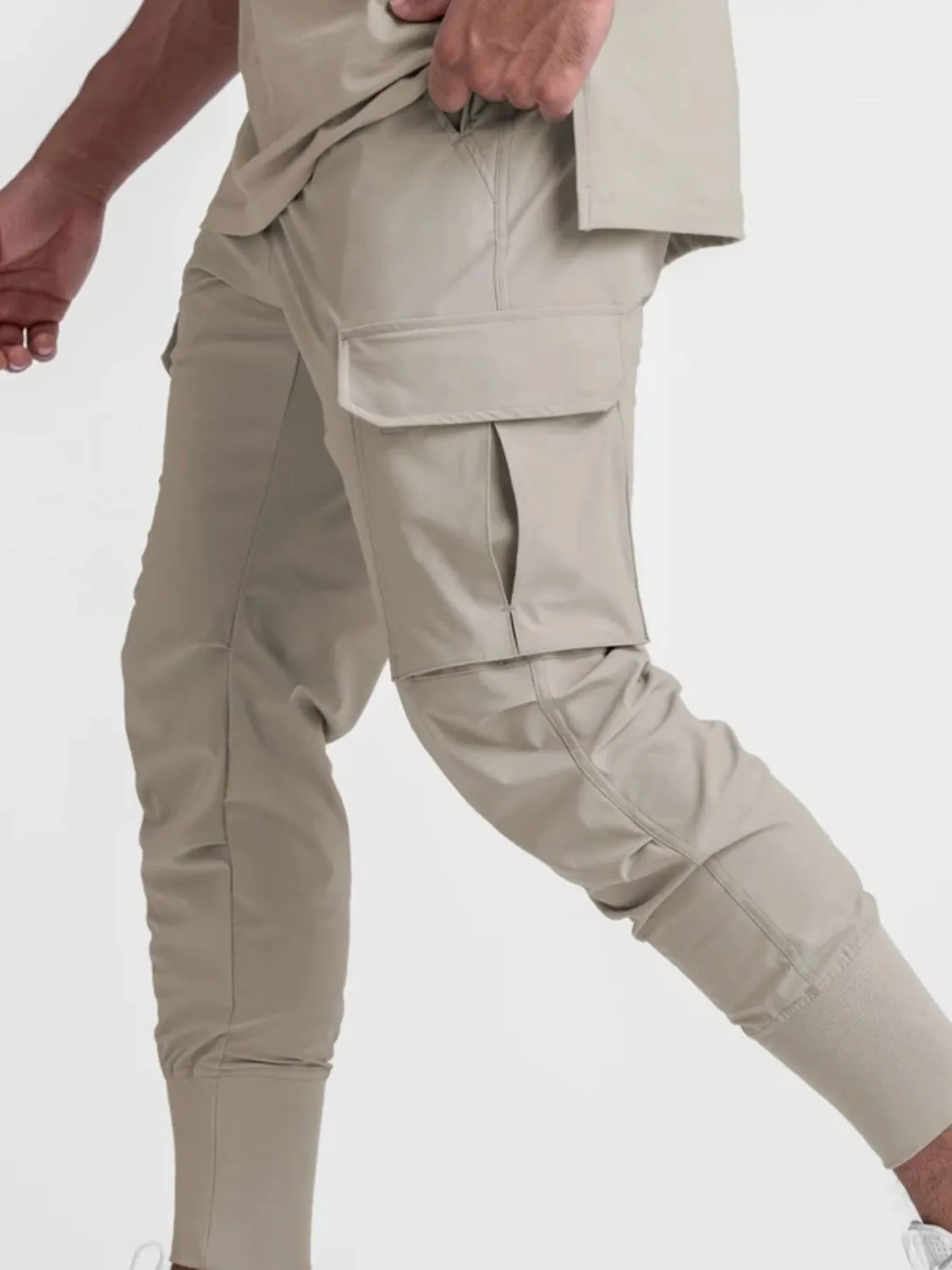 Men's Drawstring Pocketed Active Pants