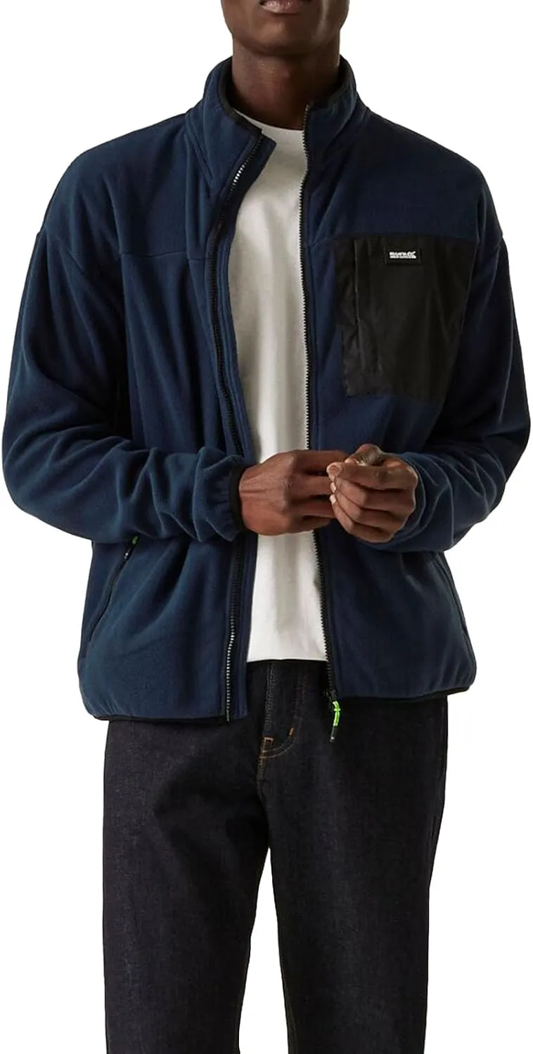 Mens Frankie Full Zip Outdoor Warm Winter Fleece Jacket