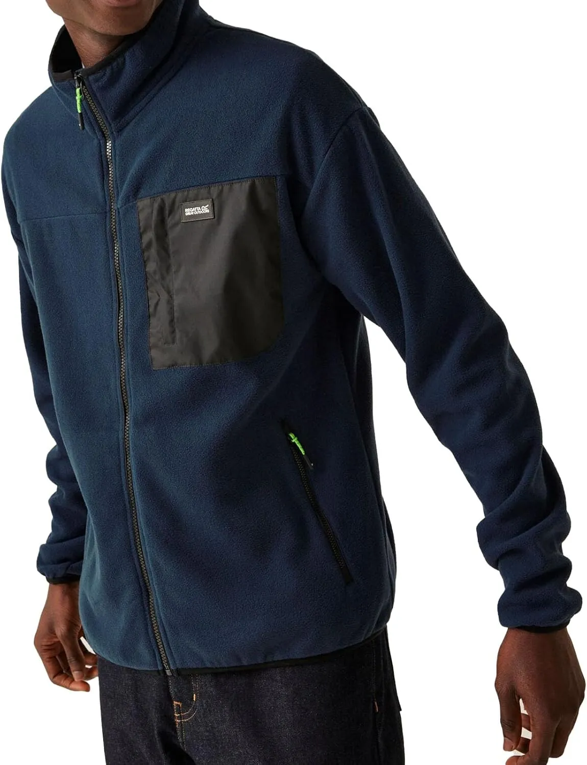 Mens Frankie Full Zip Outdoor Warm Winter Fleece Jacket