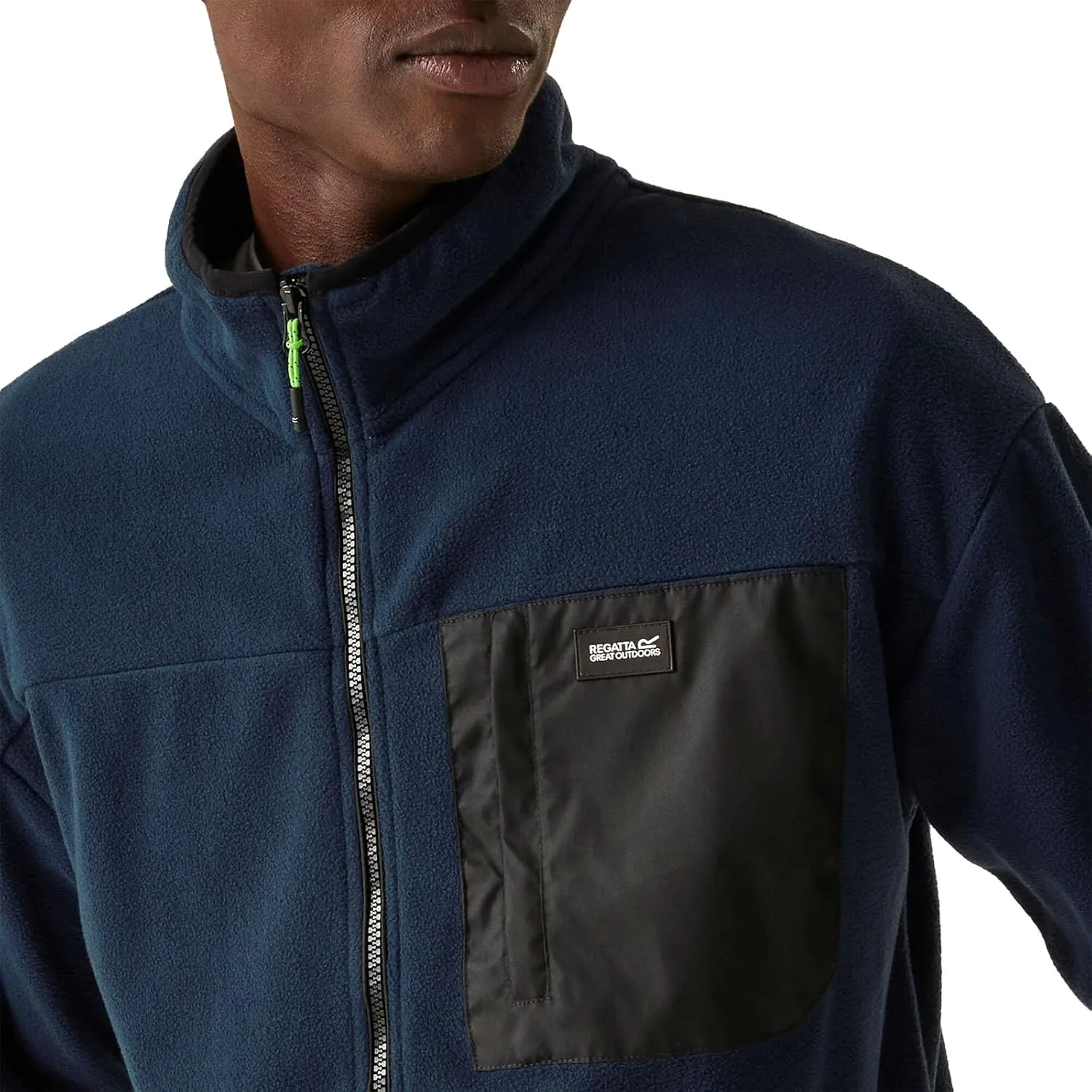 Mens Frankie Full Zip Outdoor Warm Winter Fleece Jacket