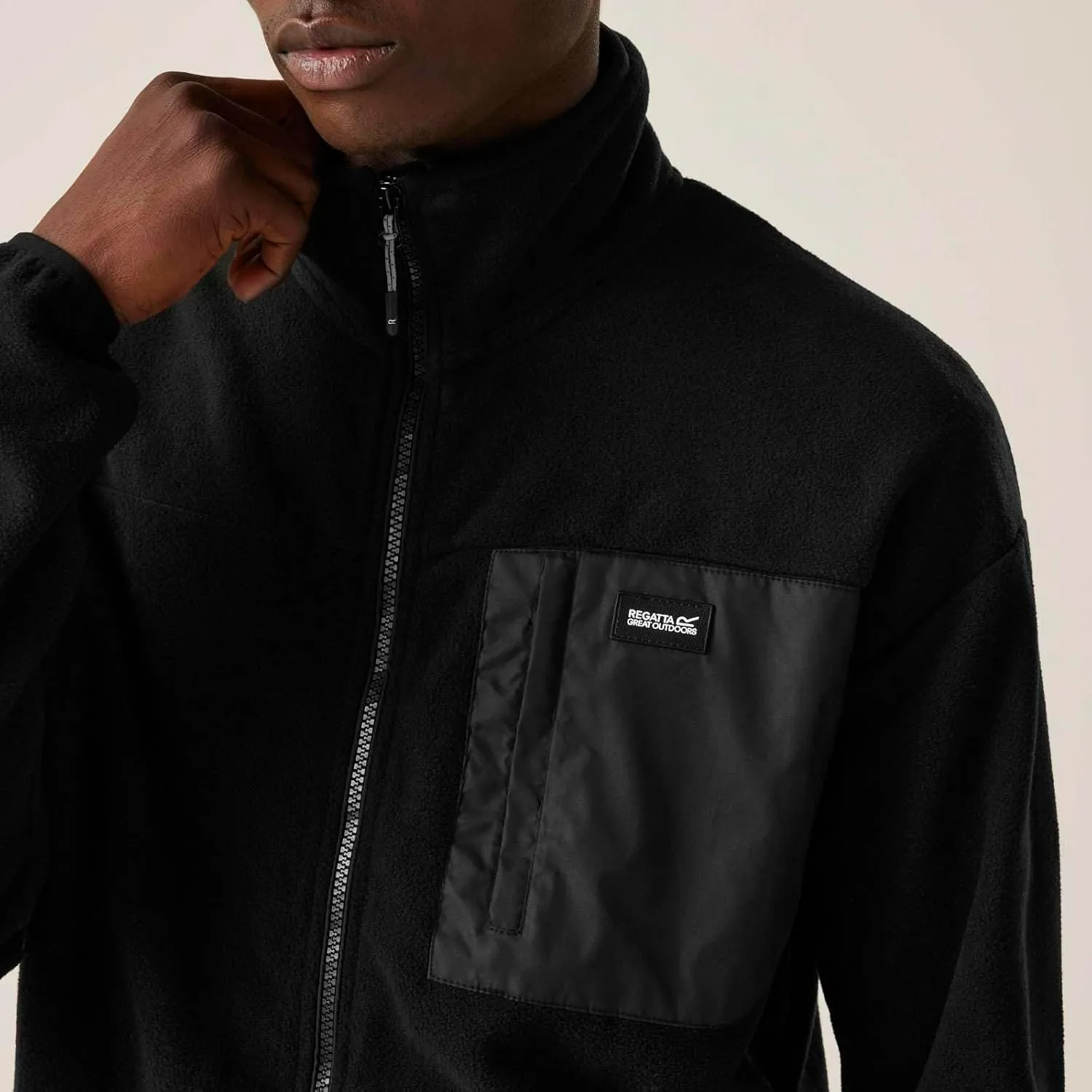 Mens Frankie Full Zip Outdoor Warm Winter Fleece Jacket