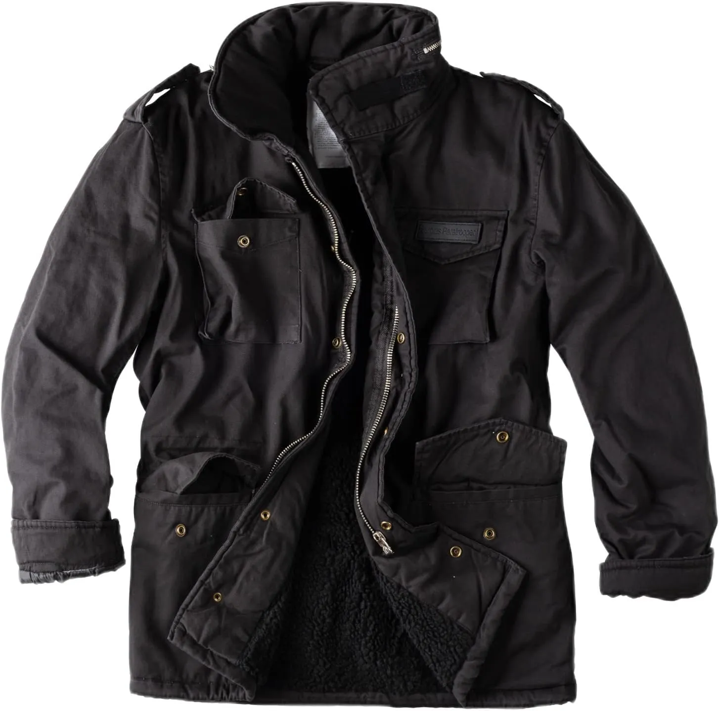 Men's Paratrooper Winter Jacket Olive Washed