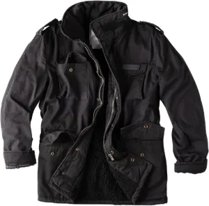 Men's Paratrooper Winter Jacket Olive Washed