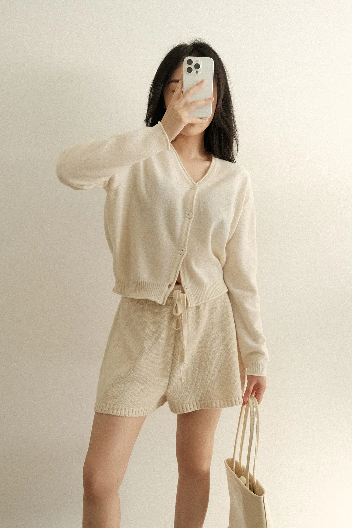 Merino Wool Knitted Shorts (PREORDER)