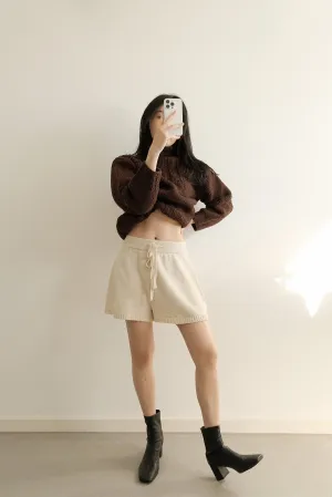 Merino Wool Knitted Shorts (PREORDER)