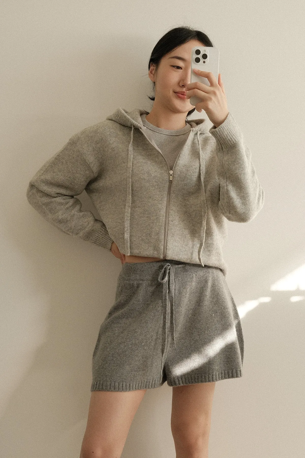Merino Wool Knitted Shorts (PREORDER)