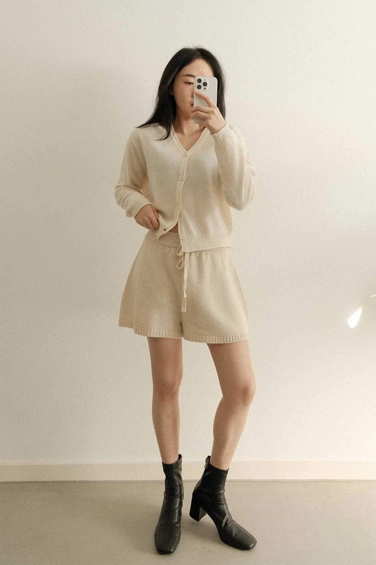 Merino Wool Knitted Shorts (PREORDER)