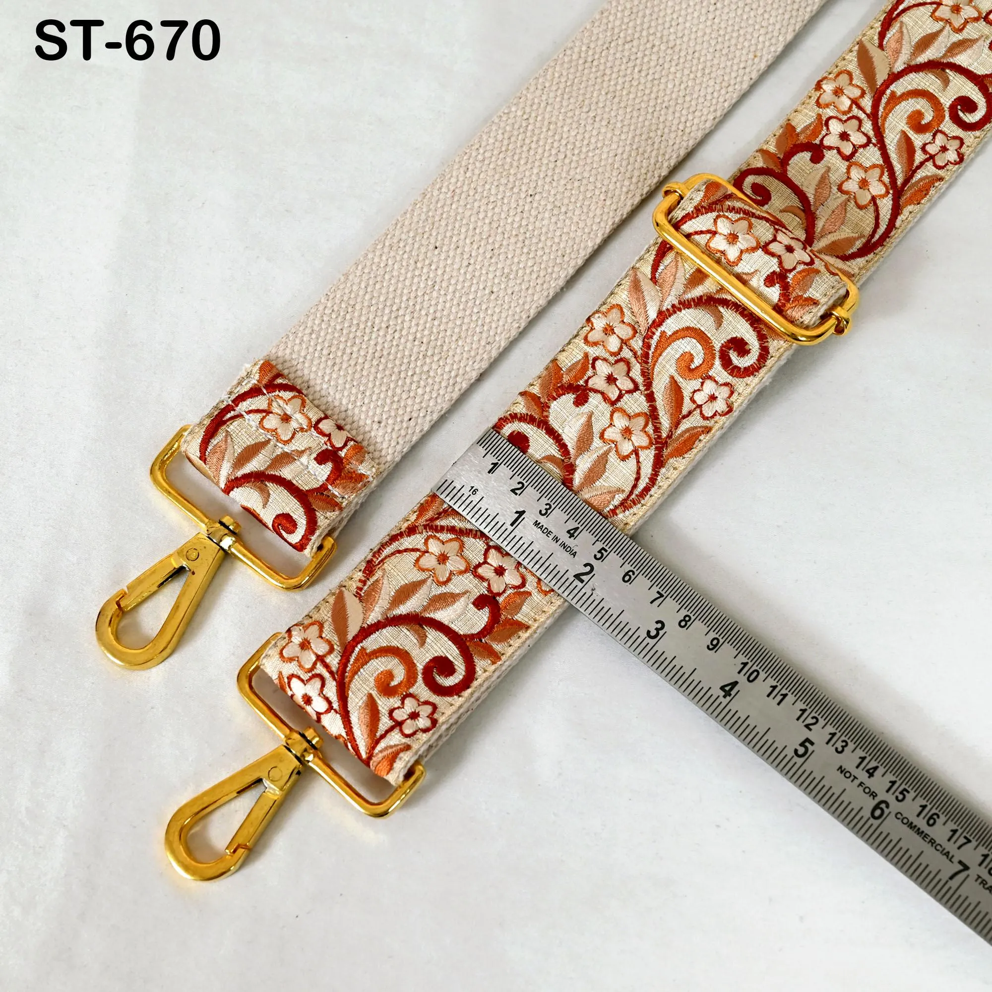 Messenger Crossbody Strap for Purses Embroidered Canvas Sling Bag Detachable Strap Handbag Embroidery Replacement Guitar Strap Gift Mother