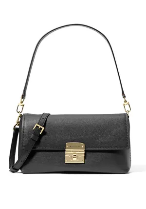 MICHAEL Michael Kors Addie Medium Convertible Shoulder Bag, Black