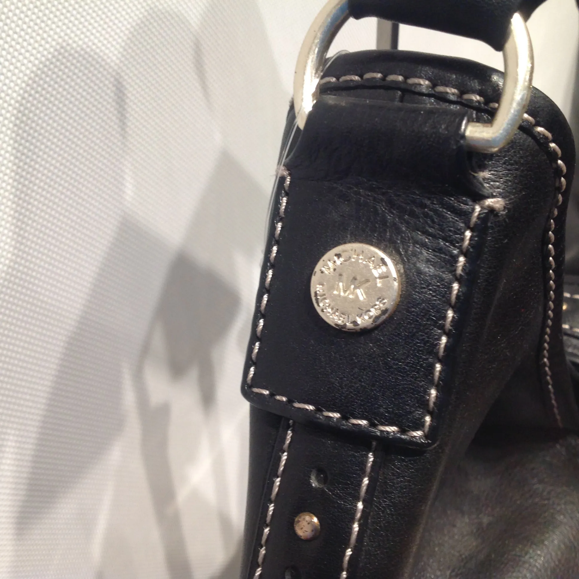 MICHAEL MICHAEL KORS Leather Hobo Shoulder Bag