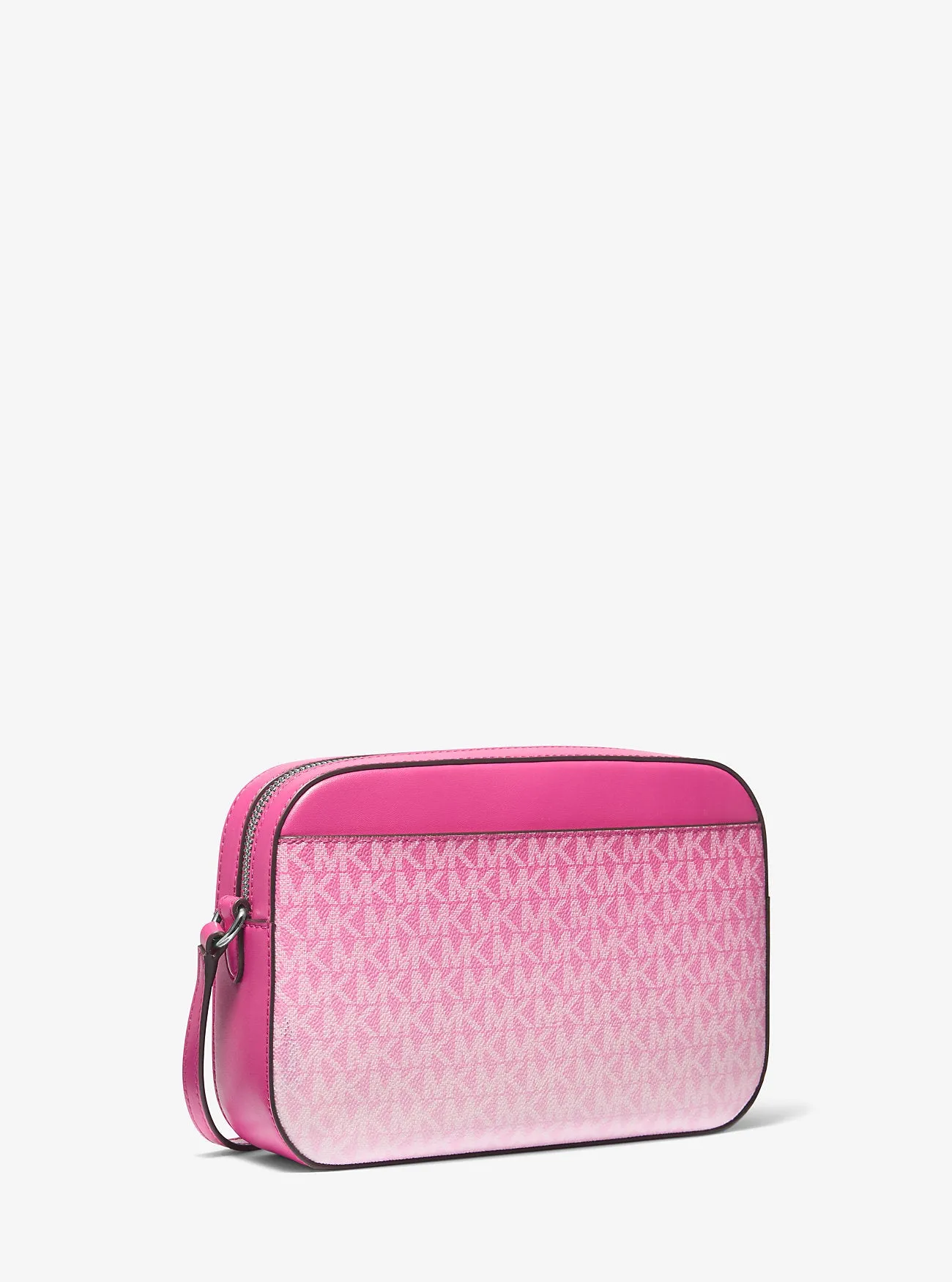 Micheal Kors Jet Set Large Ombre Signature Logo Crossbody Body Dragonfruit