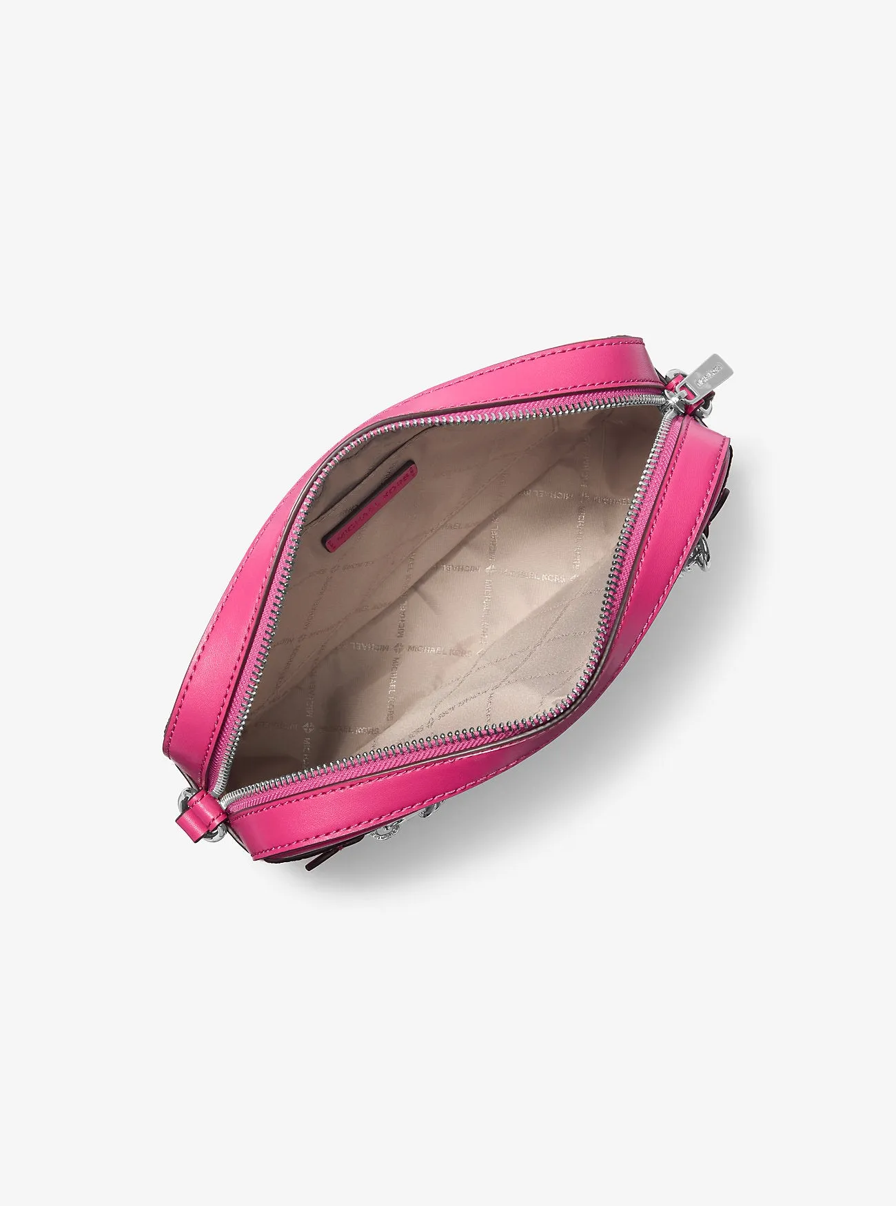 Micheal Kors Jet Set Large Ombre Signature Logo Crossbody Body Dragonfruit