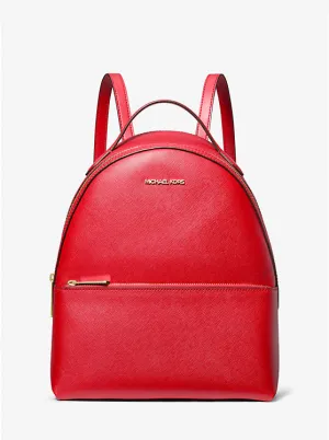 Micheal Kors Sheila Medium Backpack Bright Red