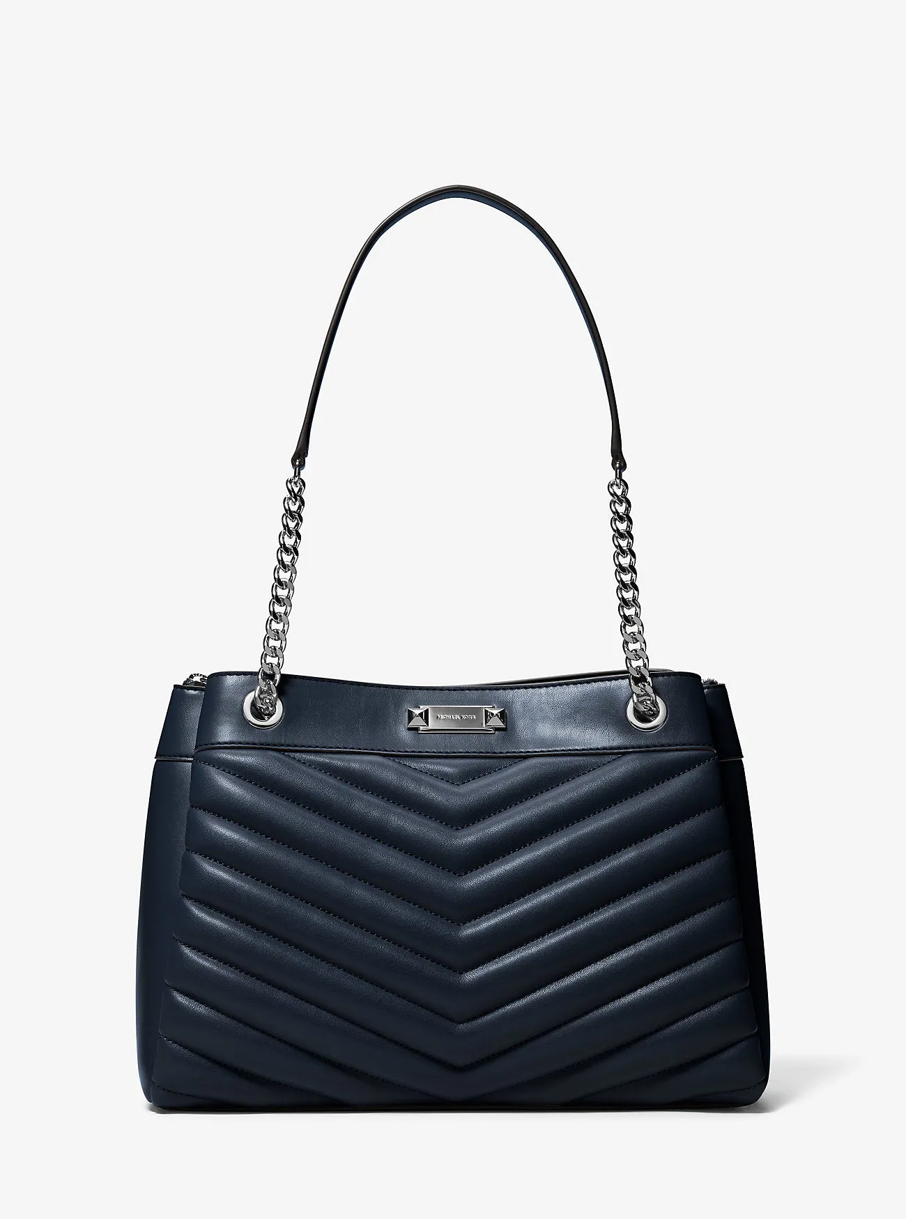 Micheal Kors Whitney Medium Quilted Tote Bag Black