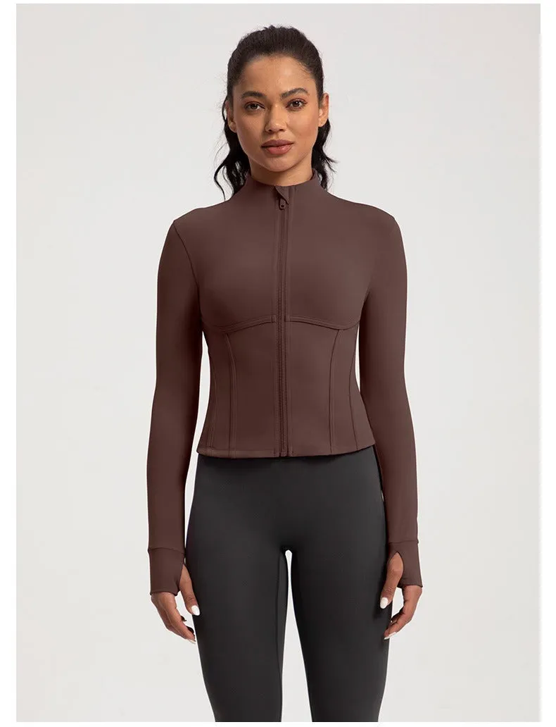Mildred Zip Longsleeve Top