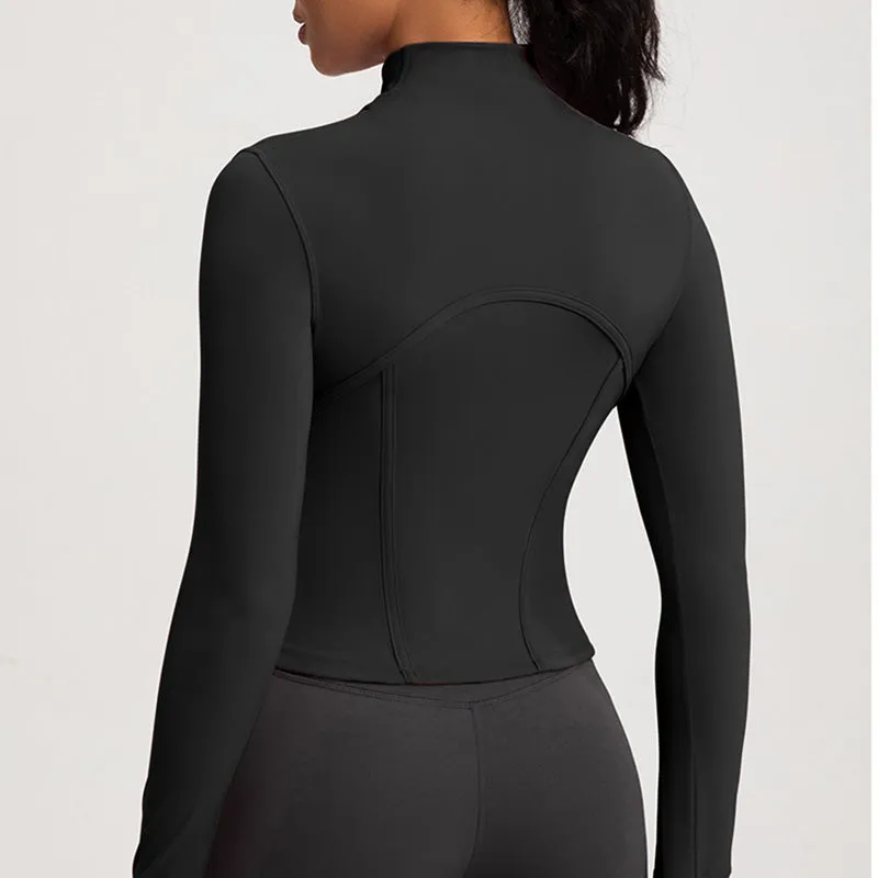 Mildred Zip Longsleeve Top