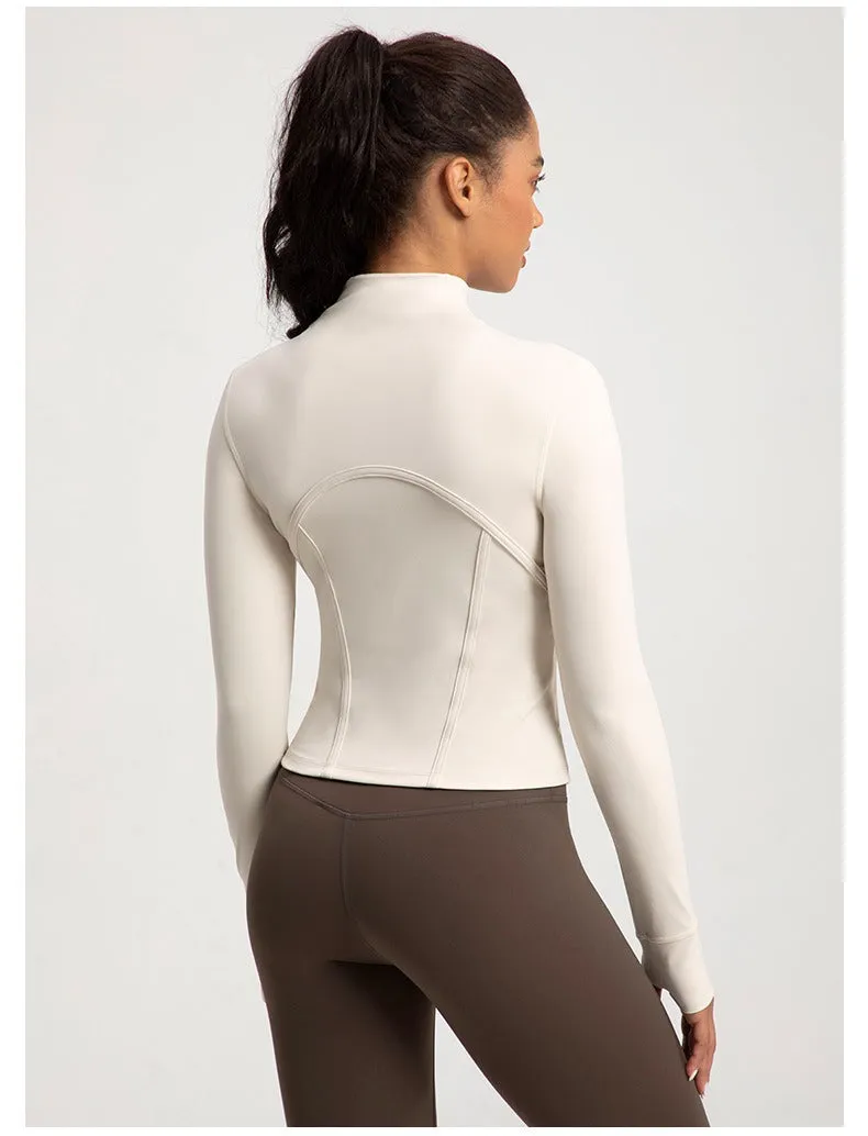 Mildred Zip Longsleeve Top