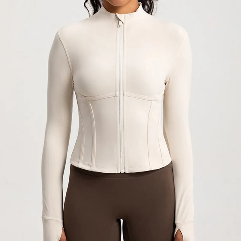 Mildred Zip Longsleeve Top