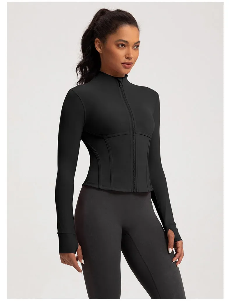 Mildred Zip Longsleeve Top