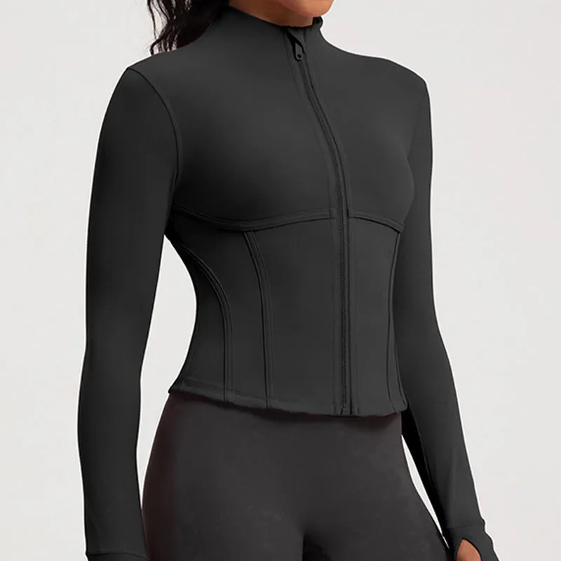 Mildred Zip Longsleeve Top