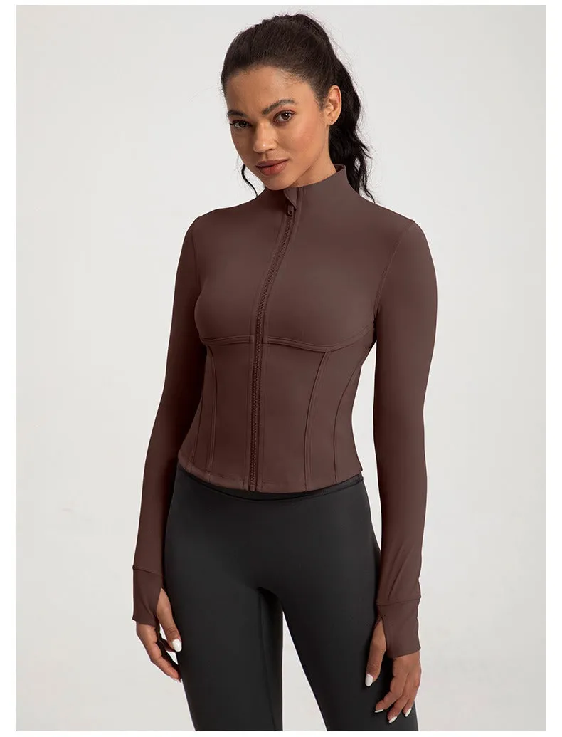 Mildred Zip Longsleeve Top
