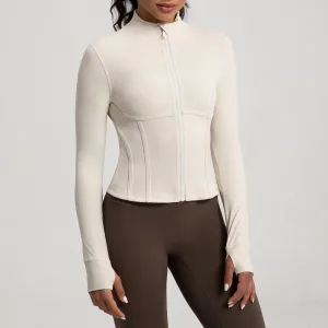 Mildred Zip Longsleeve Top