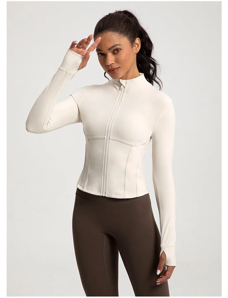 Mildred Zip Longsleeve Top