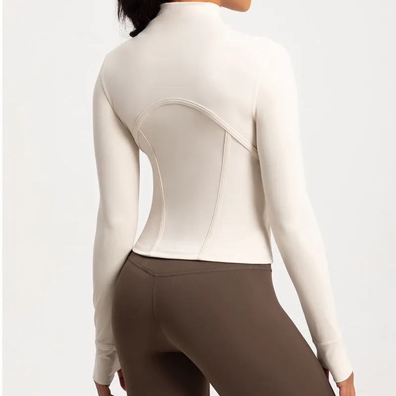 Mildred Zip Longsleeve Top