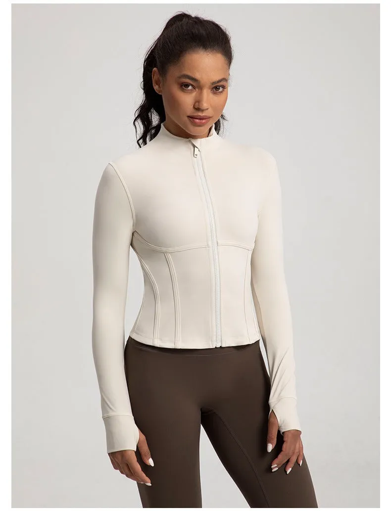Mildred Zip Longsleeve Top