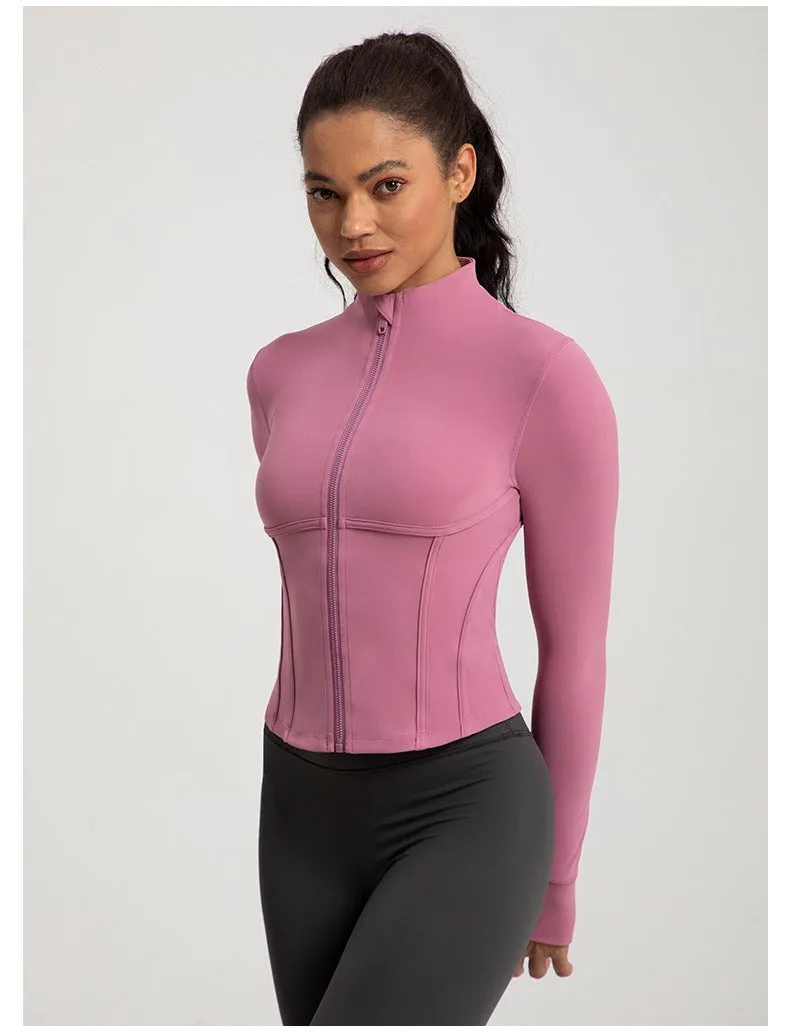 Mildred Zip Longsleeve Top