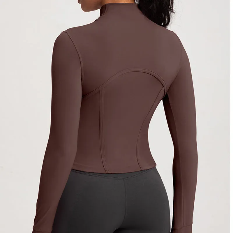 Mildred Zip Longsleeve Top