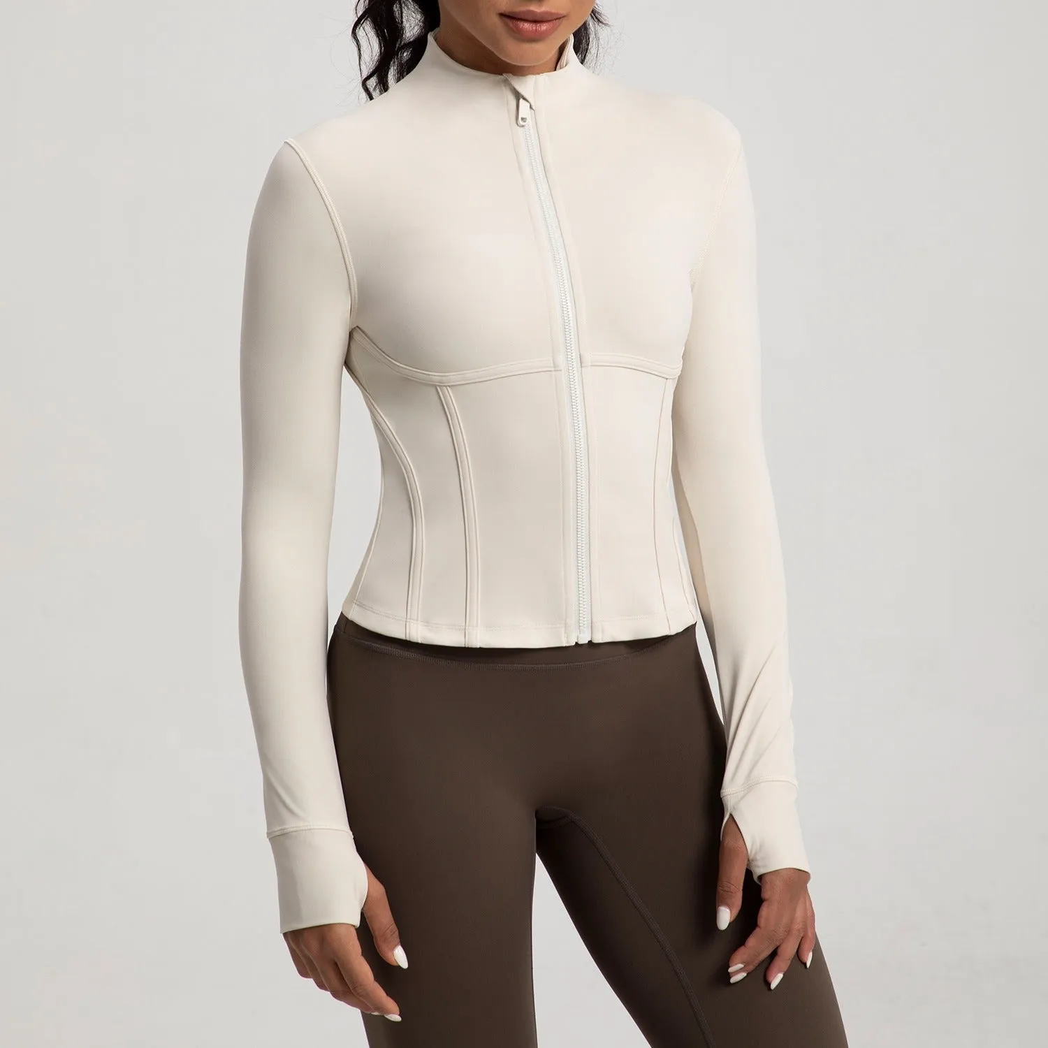 Mildred Zip Longsleeve Top