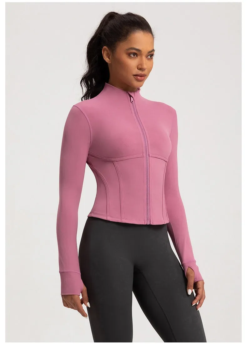 Mildred Zip Longsleeve Top