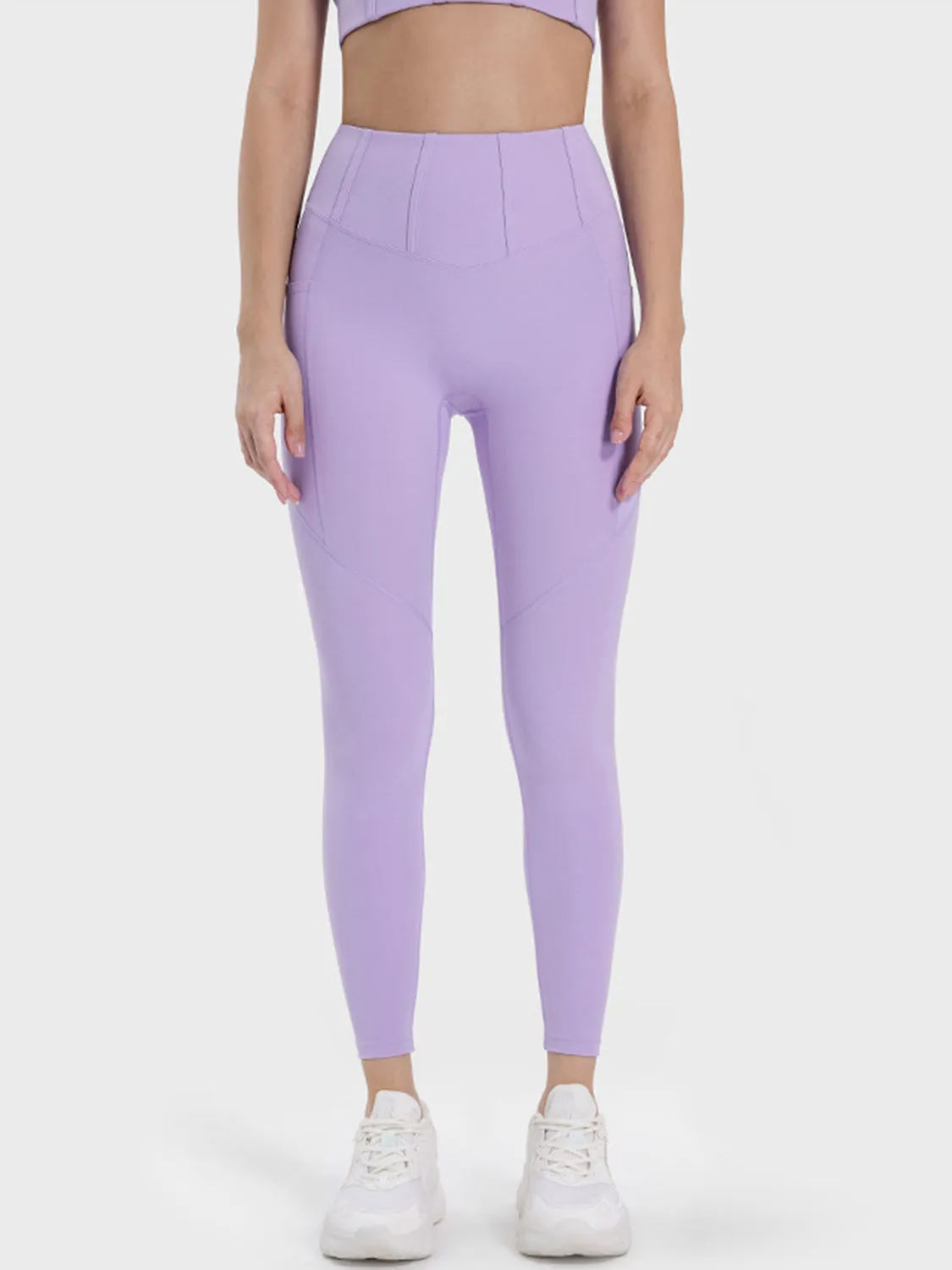 Millennia High Waist Pocketed Active Leggings