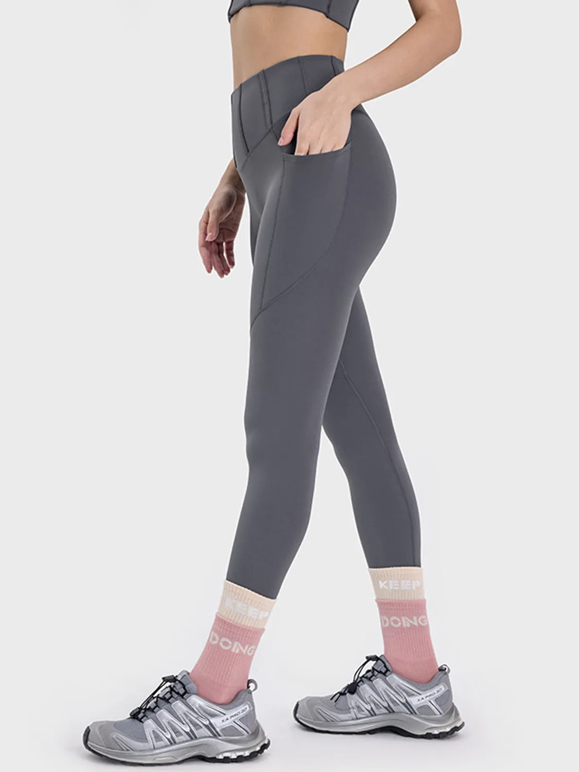 Millennia High Waist Pocketed Active Leggings
