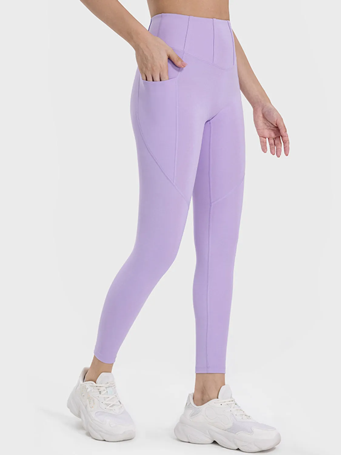 Millennia High Waist Pocketed Active Leggings