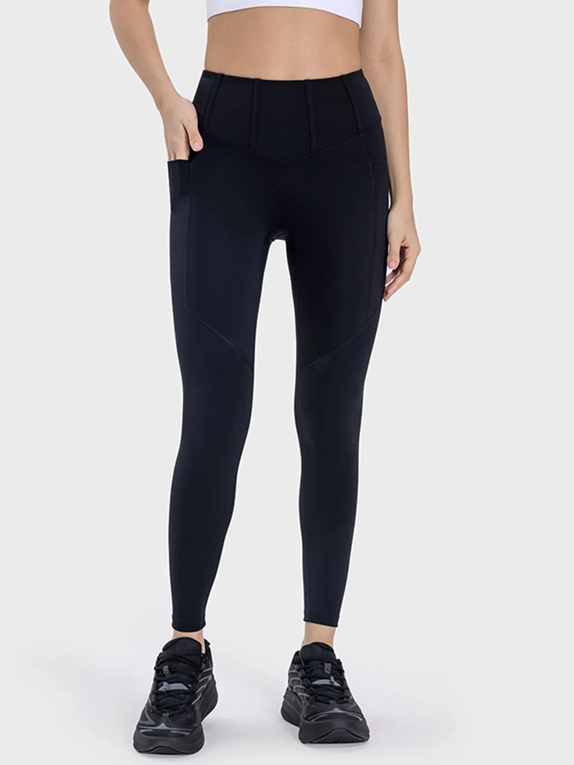 Millennia High Waist Pocketed Active Leggings