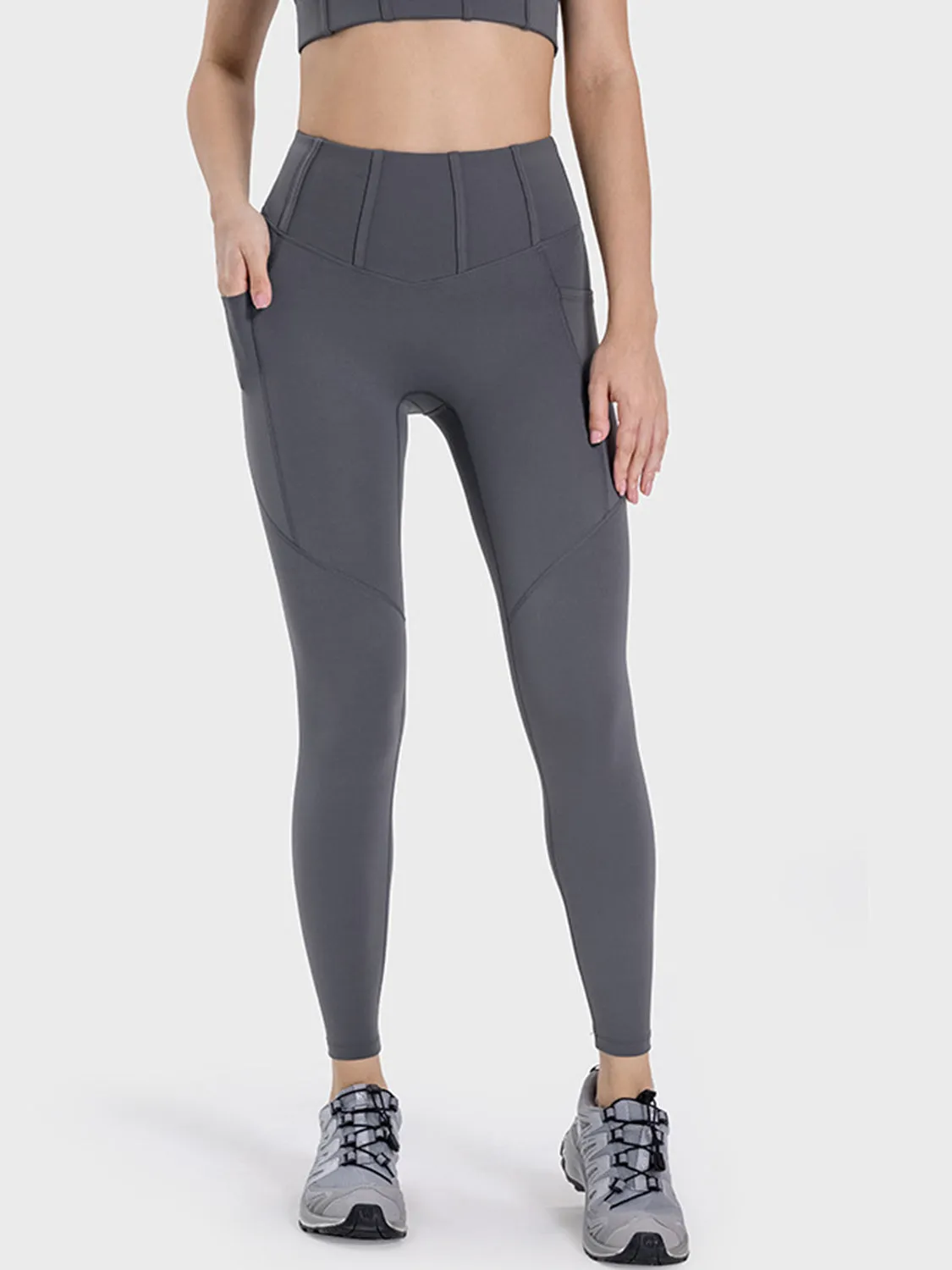 Millennia High Waist Pocketed Active Leggings