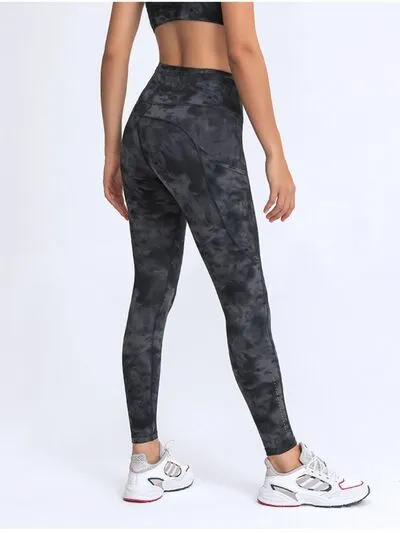 Millennia Wide Waistband Leggings with Pockets