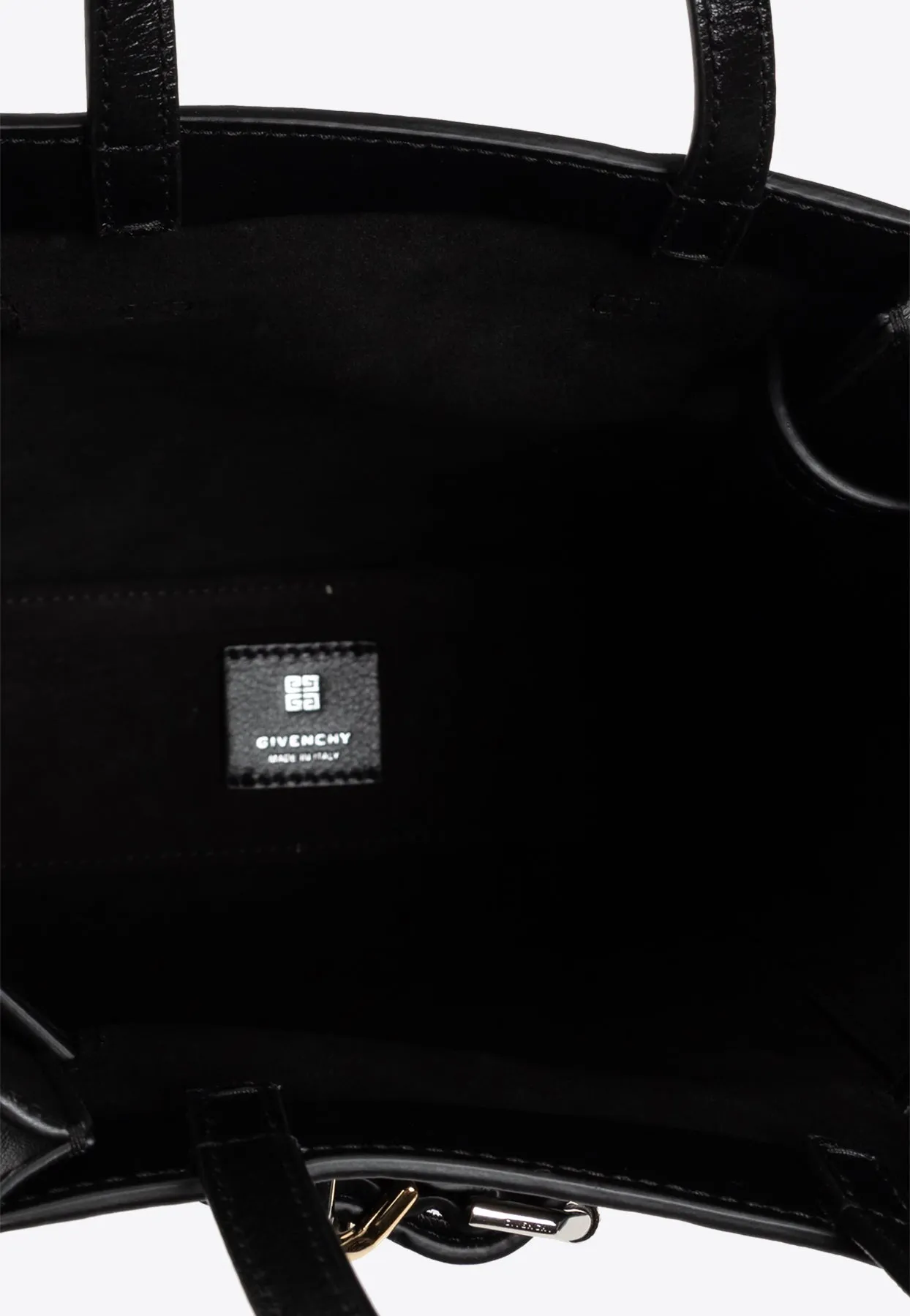 Mini Voyou Grained Leather Tote Bag