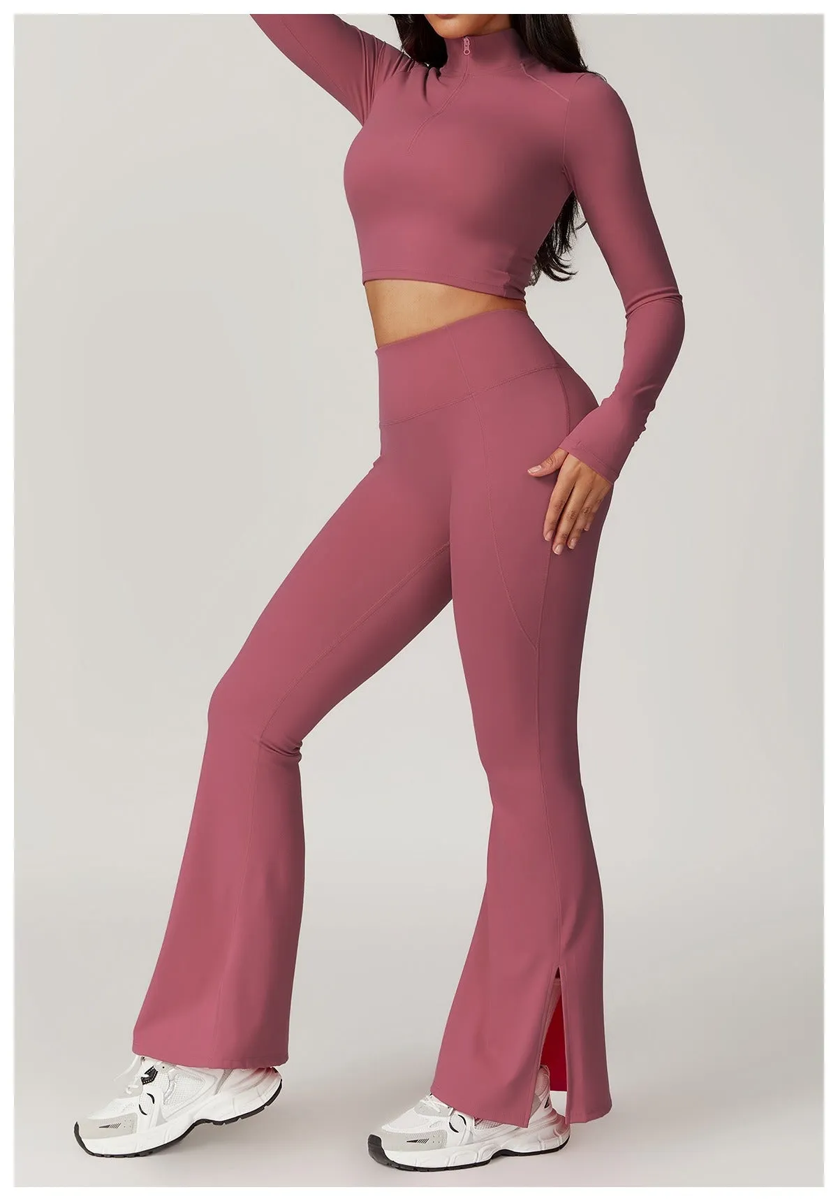 Mira Longsleeve Top & Flared Set