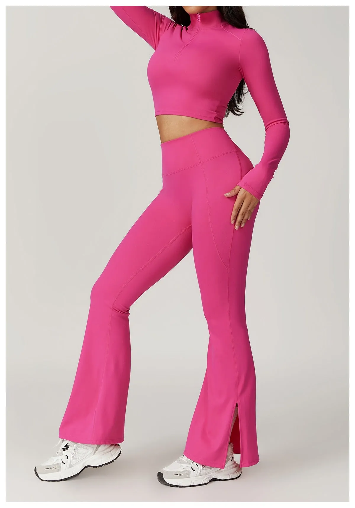Mira Longsleeve Top & Flared Set