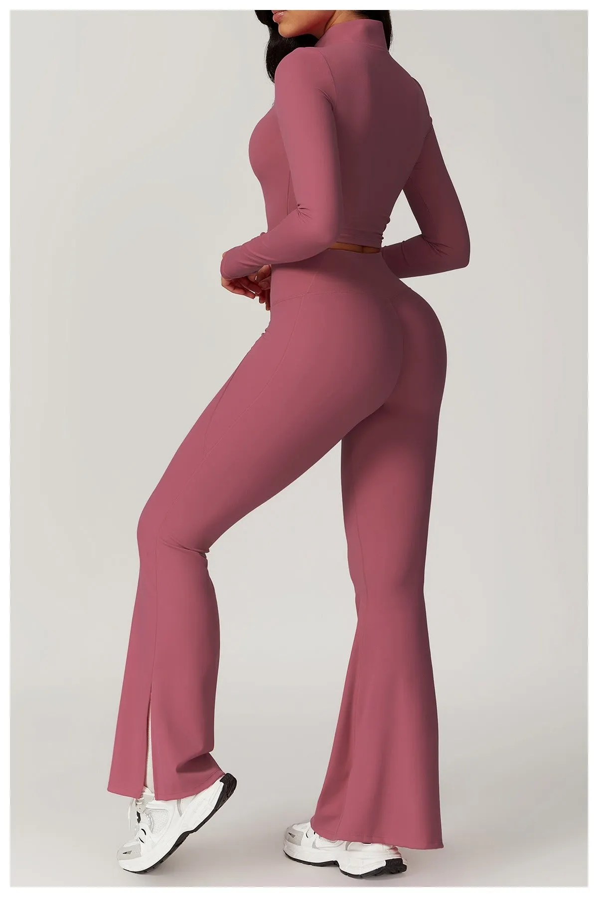 Mira Longsleeve Top & Flared Set