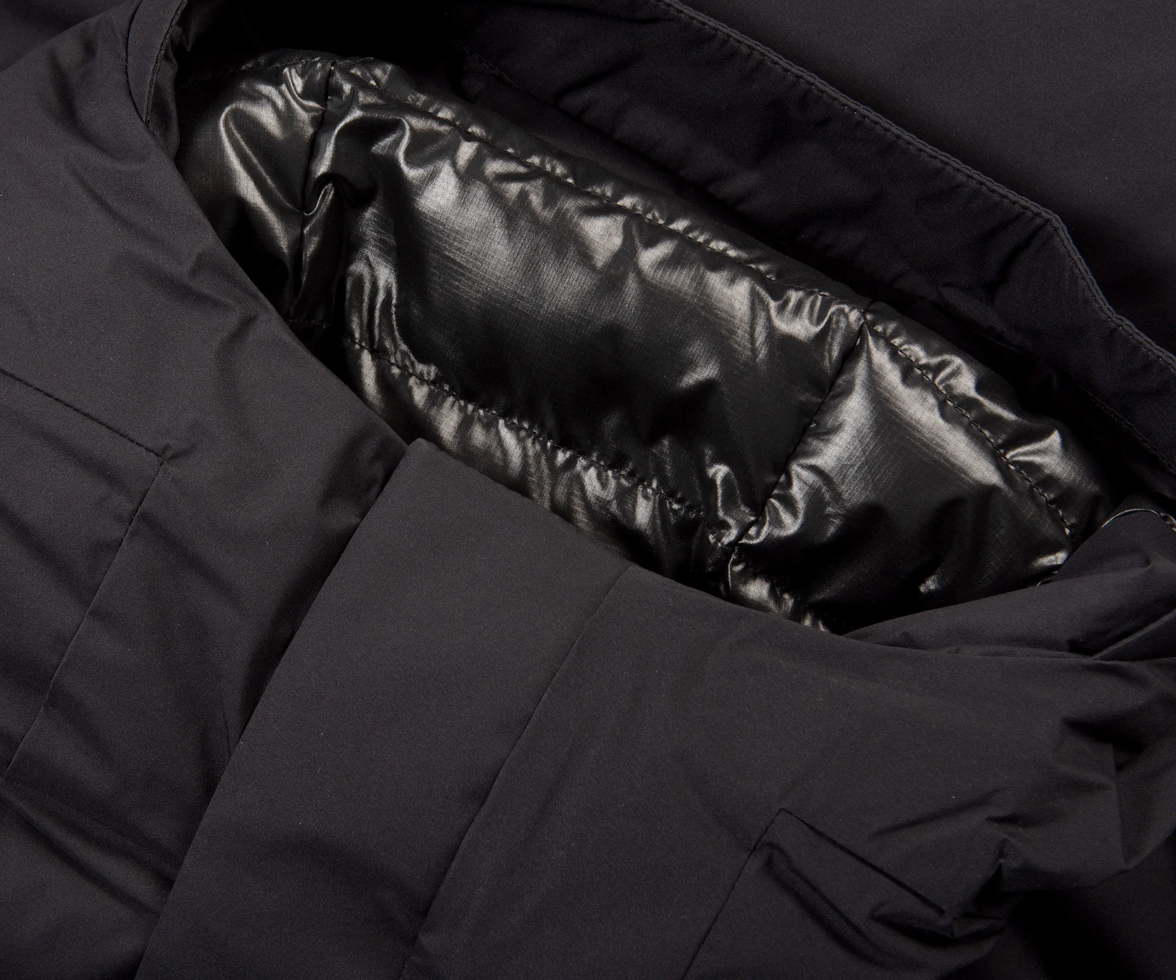 Moncler Grenoble Aberden Hooded Parka Black