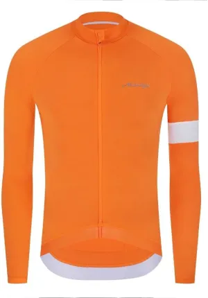 MOXILYN Winter Men's Cycling Jerseys Long Sleeve Thermal Fleece Cold Weather Cycling Jackets Warm Bike Tops Zipper Pocket