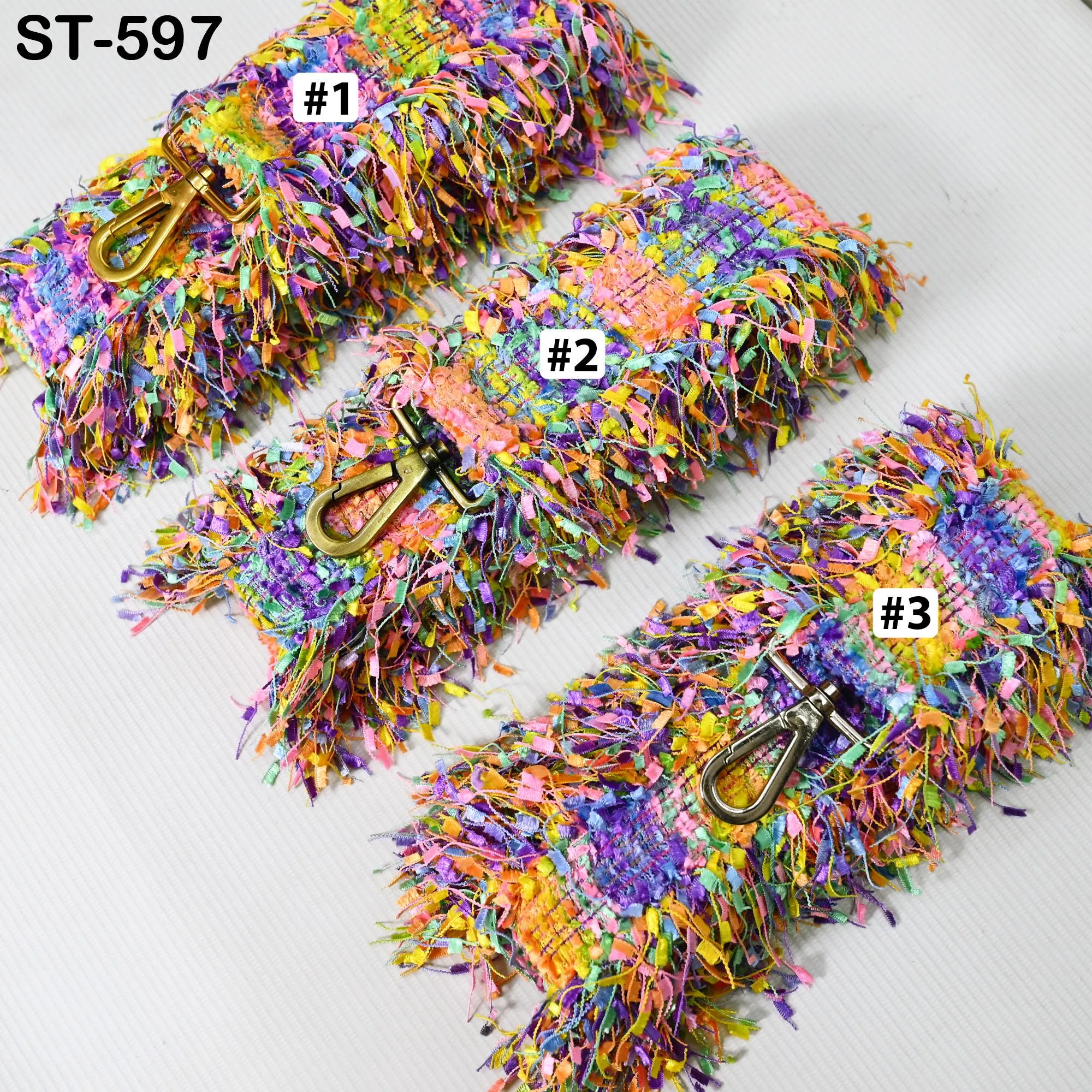Multicolor Fringes Replacement Crossbody Strap without Adjustor Handbag Boho Bag Strap Camera Strap Embroidery Strap Purses Gift Sister