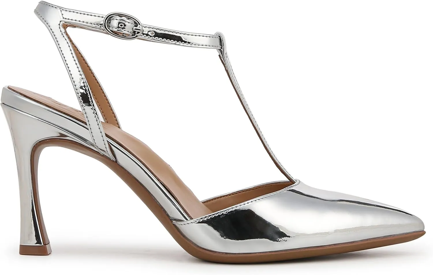 Naturalizer Women's Astrid Pointed Toe T-Strap Pump