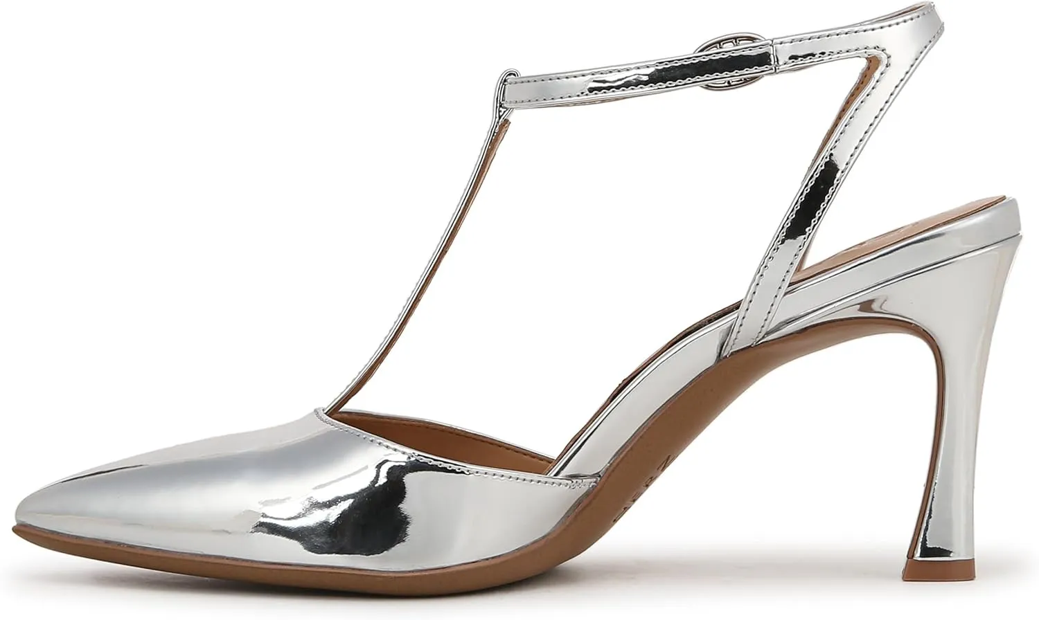 Naturalizer Women's Astrid Pointed Toe T-Strap Pump