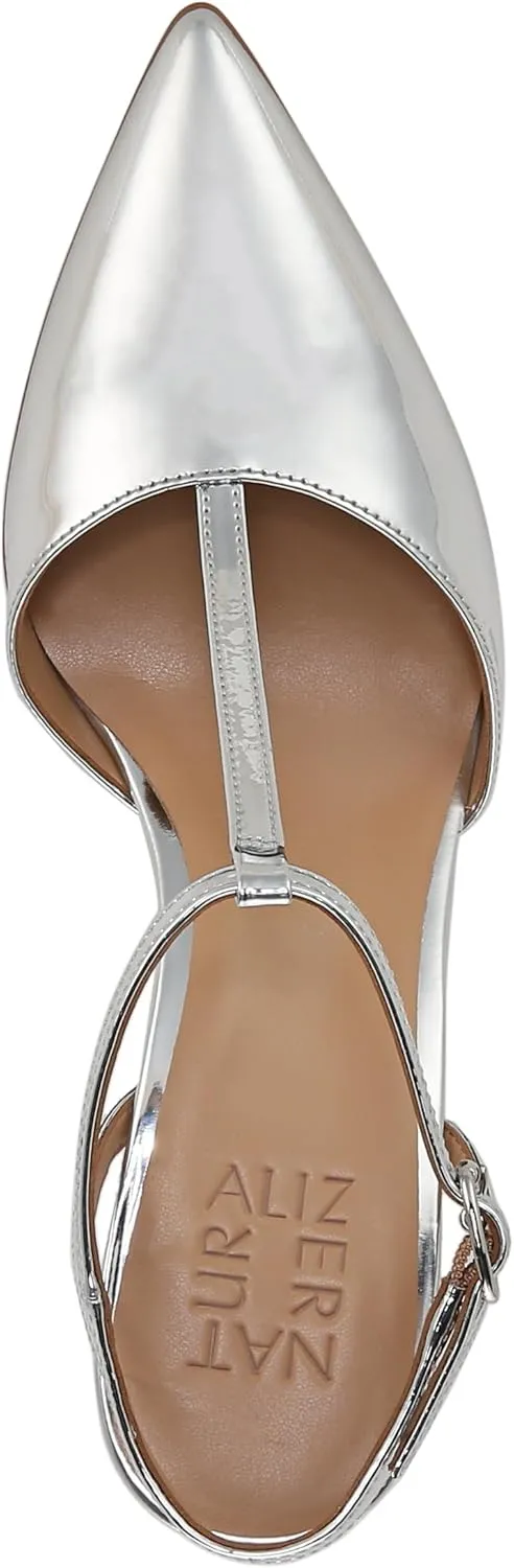 Naturalizer Women's Astrid Pointed Toe T-Strap Pump